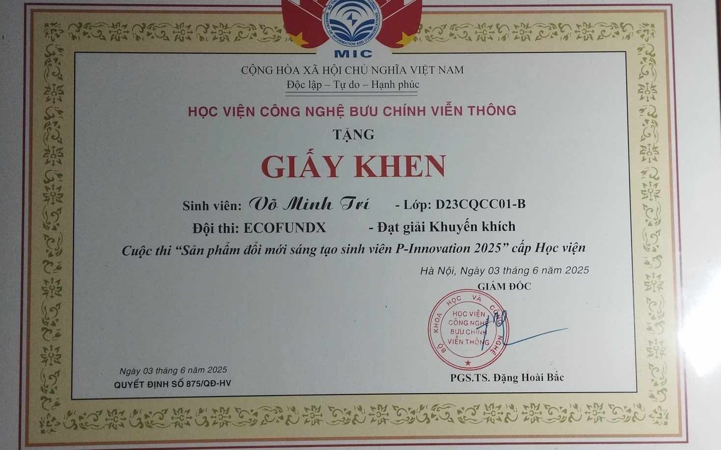 Sản phẩm ĐMST P-Innovation 2025