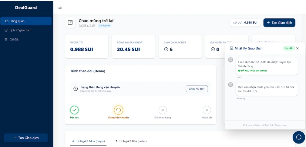 DealGuard - Escrow on-chain